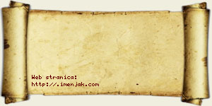 Kokan Žunjanin vizit kartica